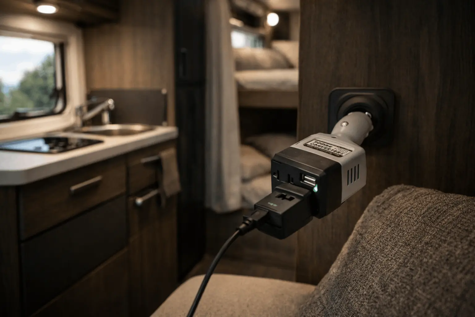 Conversor de energía 12V a 220V