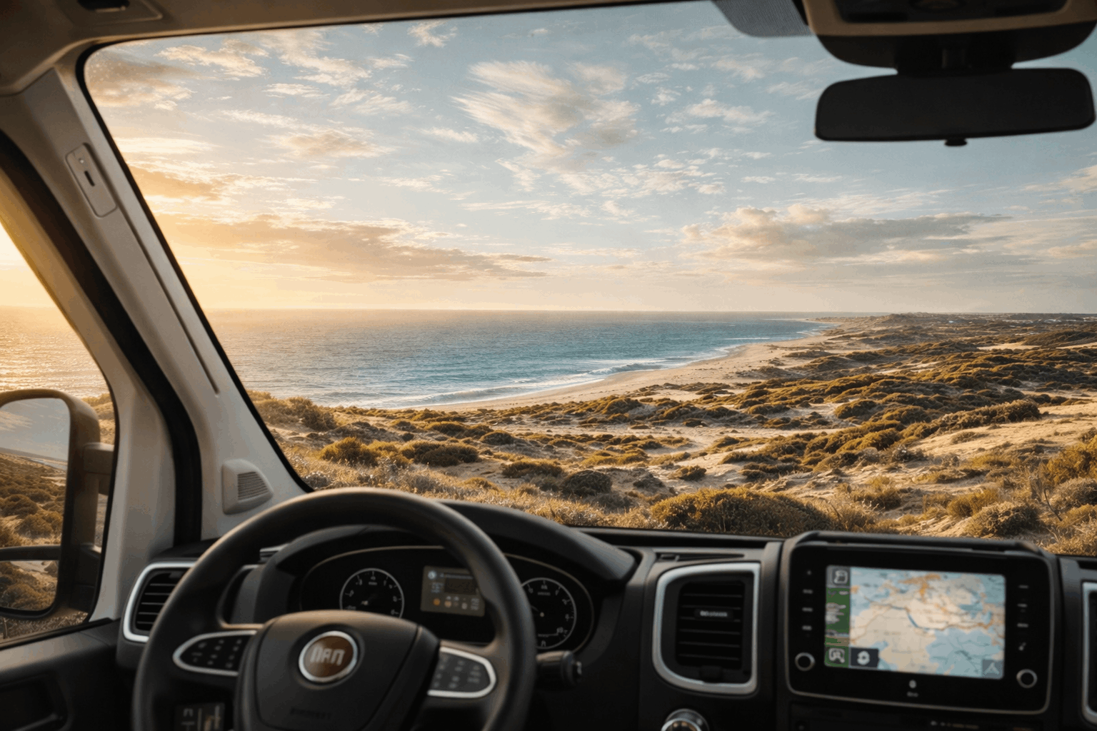 Ruta Costa de la Luz en Camper – Málaga, Cádiz, Tarifa, Bolonia y Vejer de la Frontera (6–8 días)